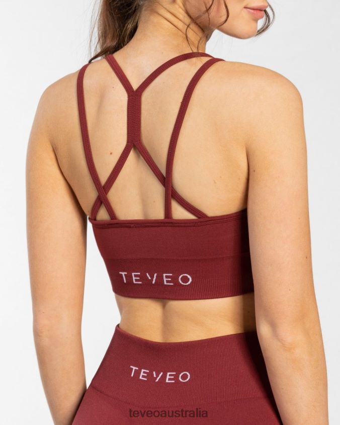 Clothing TEVEO Timeless Scrunch Bh Wine red Women 2HL08D347