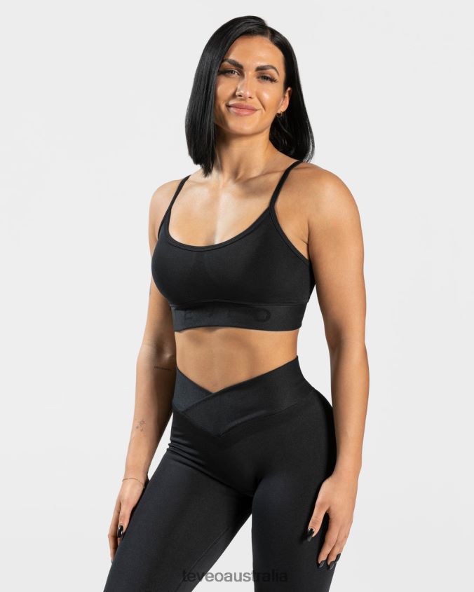 Clothing TEVEO V-Shape Bh Black Women 2HL08D363