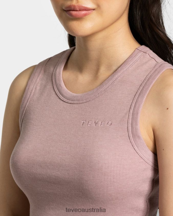 Clothing TEVEO Lounge Crop Top Old Pink Women 2HL08D450