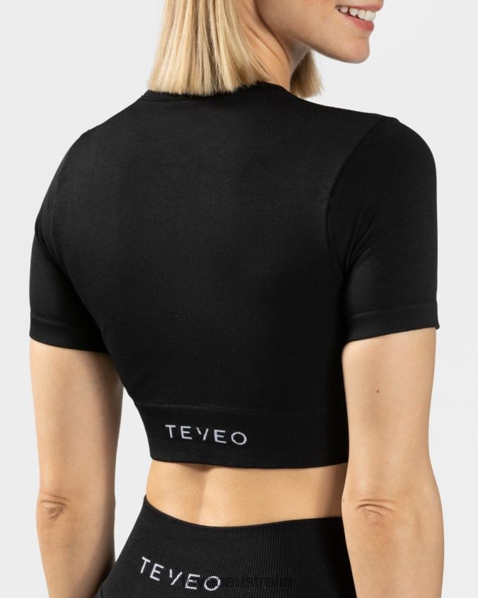 Clothing TEVEO Sensation Crop Top Black Women 2HL08D445