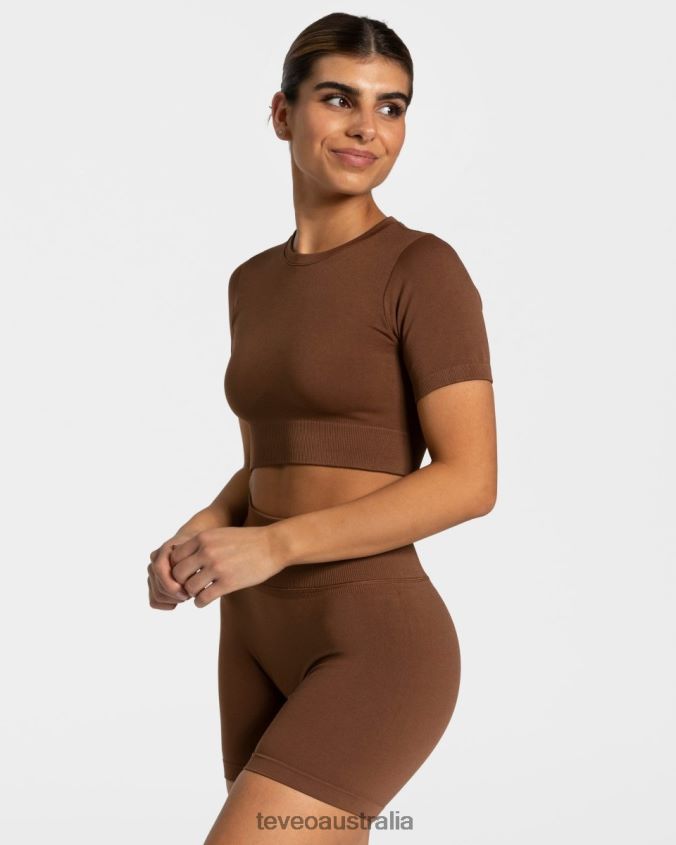 Clothing TEVEO Sensation Crop Top Caramel Women 2HL08D444