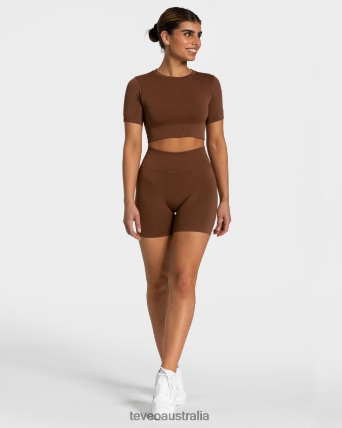 Clothing TEVEO Sensation Crop Top Caramel Women 2HL08D444