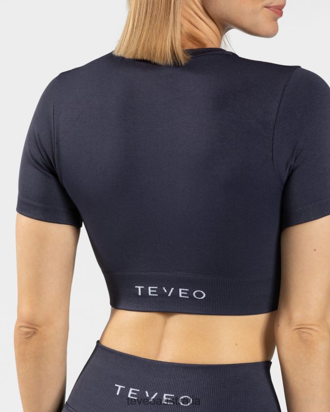 Clothing TEVEO Sensation Crop Top Dark blue Women 2HL08D442