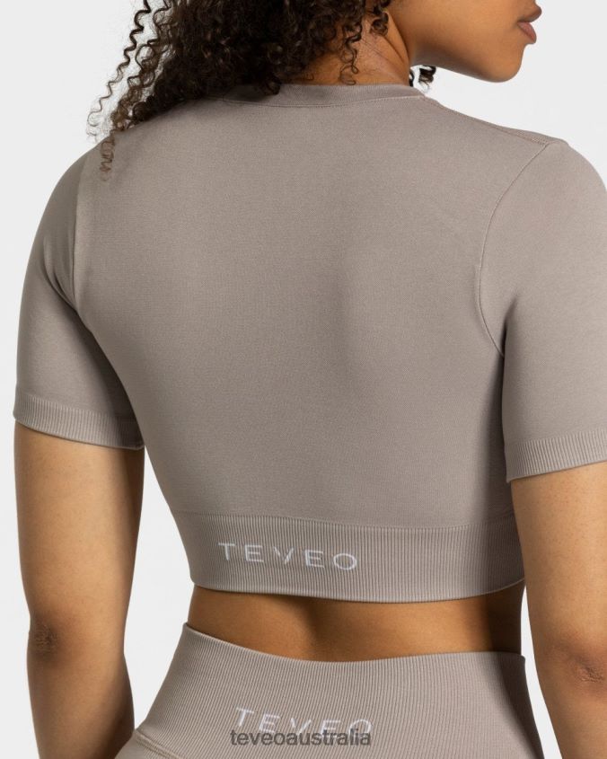 Clothing TEVEO Sensation Crop Top Stone Women 2HL08D447