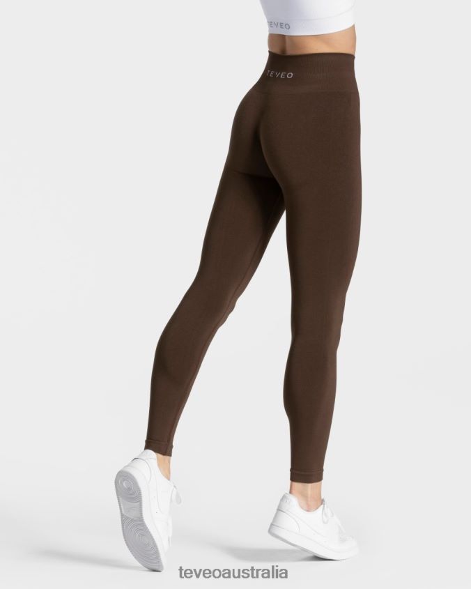 Clothing TEVEO Classy Leggings Dark Brown Women 2HL08D74