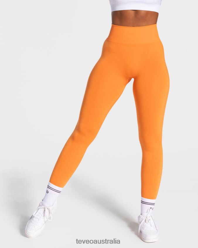 Clothing TEVEO Classy Leggings Orange Women 2HL08D78