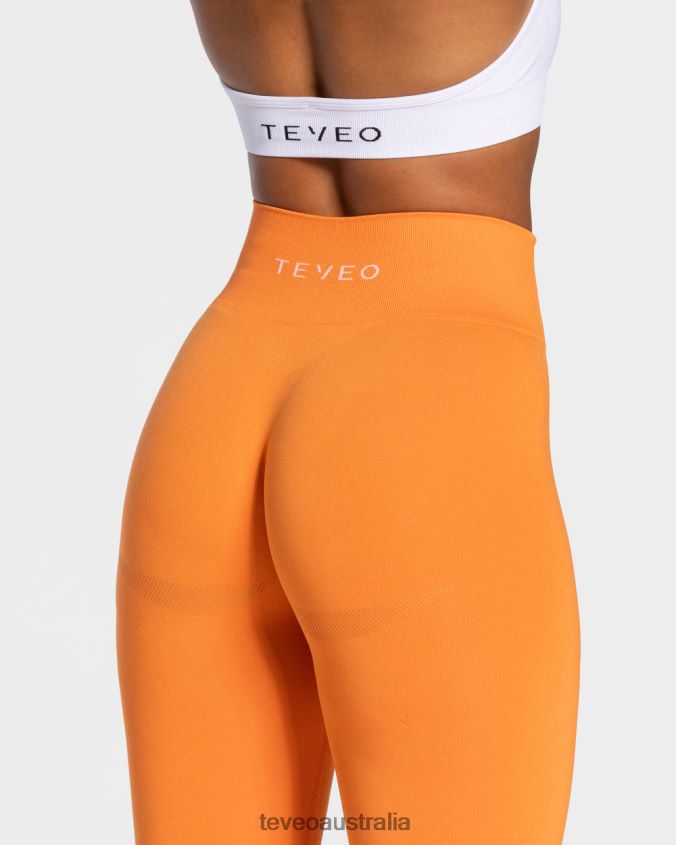 Clothing TEVEO Classy Leggings Orange Women 2HL08D78