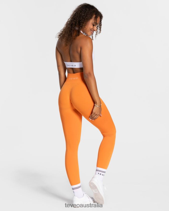 Clothing TEVEO Classy Leggings Orange Women 2HL08D78