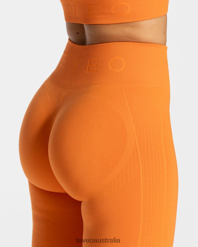 Clothing TEVEO Focus Scrunch Leggings Orange Women 2HL08D163