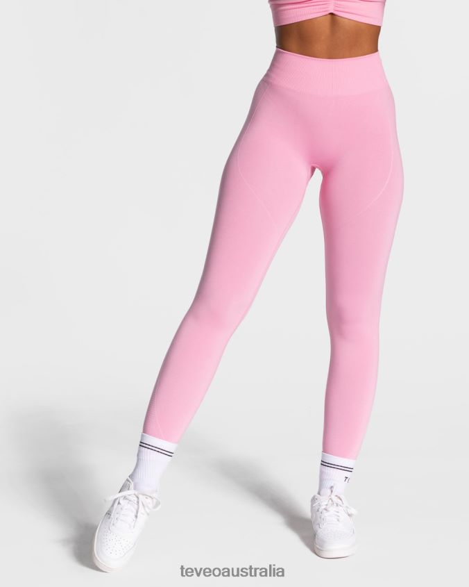 Clothing TEVEO Focus Scrunch Leggings Pink Women 2HL08D162