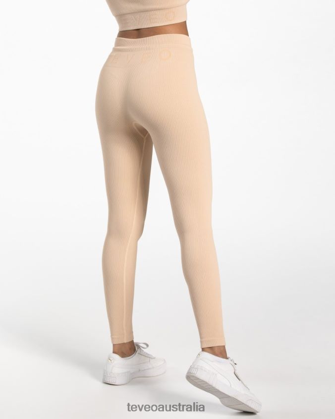 Clothing TEVEO Ribbed Leggings Nude Women 2HL08D124