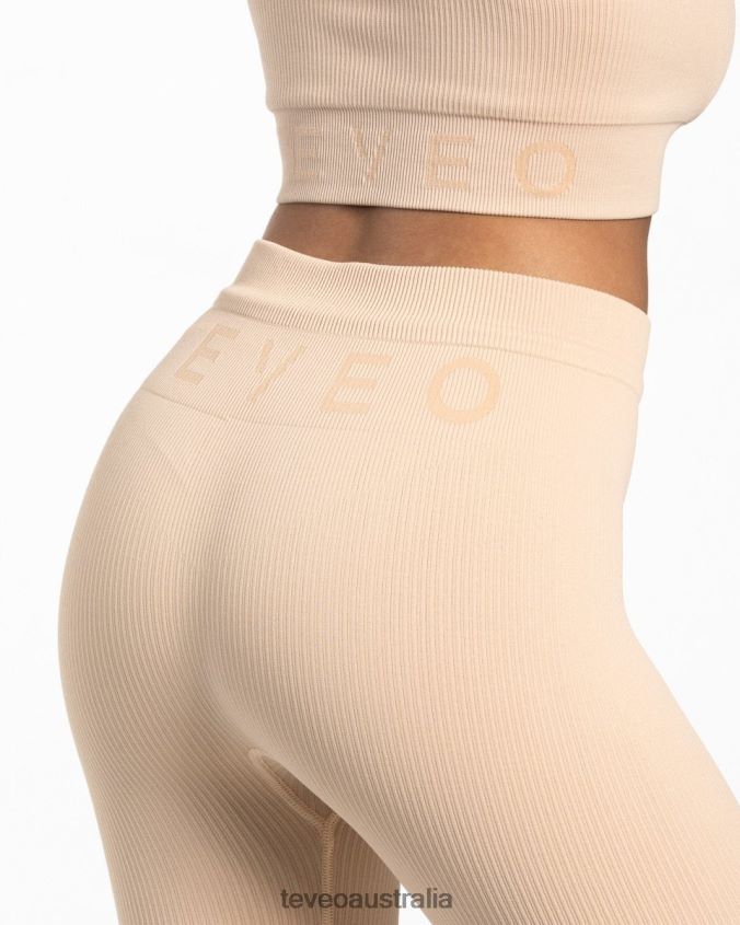 Clothing TEVEO Ribbed Leggings Nude Women 2HL08D124