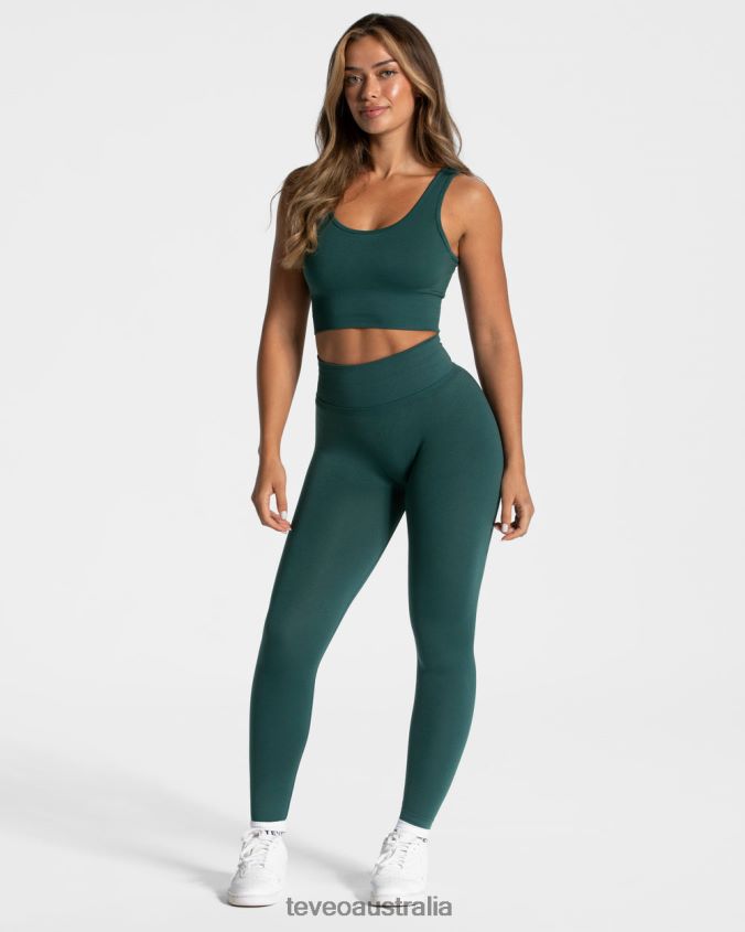 Clothing TEVEO Sensation Leggings Dark green Women 2HL08D71