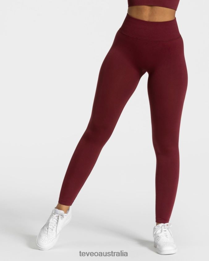 Clothing TEVEO Sensation Leggings Wine red Women 2HL08D152