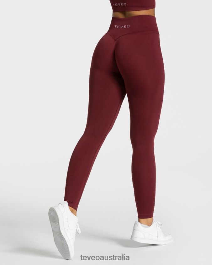 Clothing TEVEO Sensation Leggings Wine red Women 2HL08D152