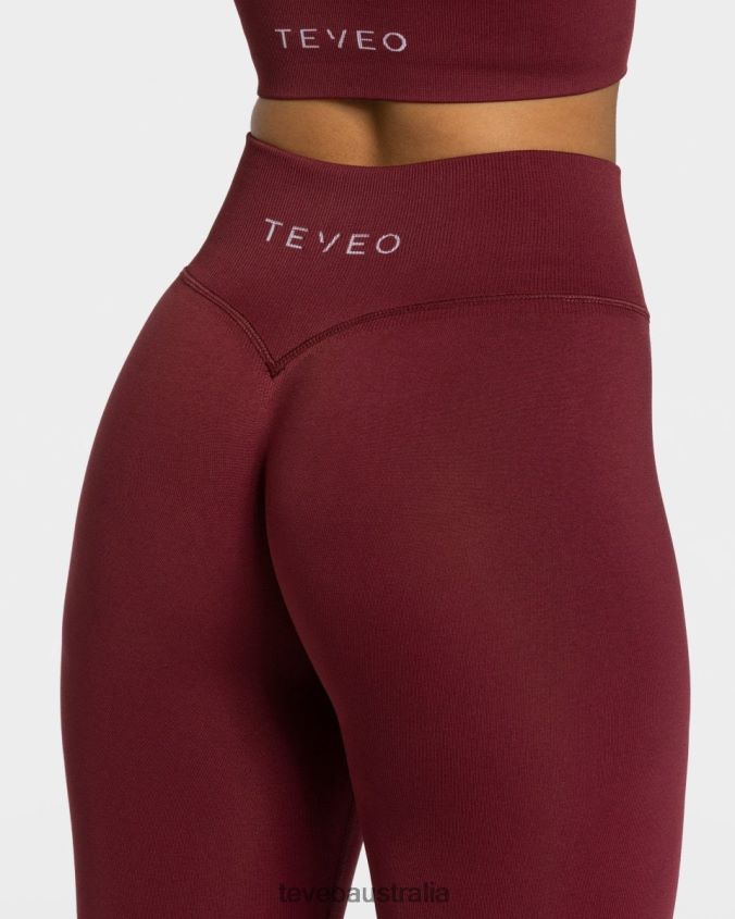 Clothing TEVEO Sensation Leggings Wine red Women 2HL08D152