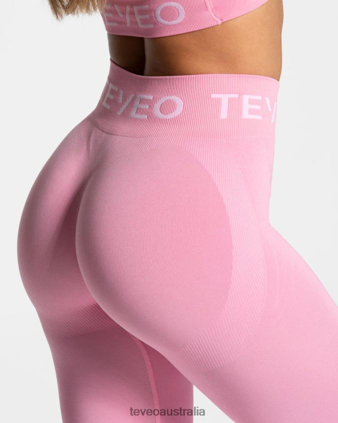 Clothing TEVEO Signature Scrunch Leggings Pink Women 2HL08D66