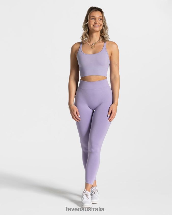 Clothing TEVEO Statement Scrunch Leggings Lilac Women 2HL08D106