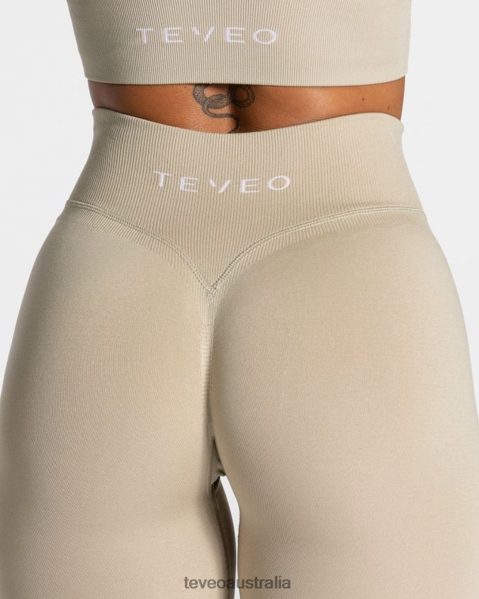 Clothing TEVEO Statement Scrunch Leggings Sand Women 2HL08D117