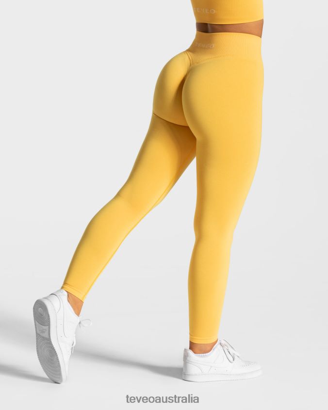 Clothing TEVEO Statement Scrunch Leggings Yellow Women 2HL08D109