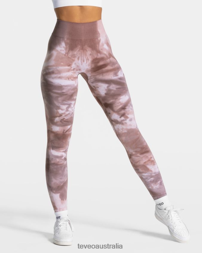 Clothing TEVEO Tie Dye Scrunch Leggings Earth Women 2HL08D56