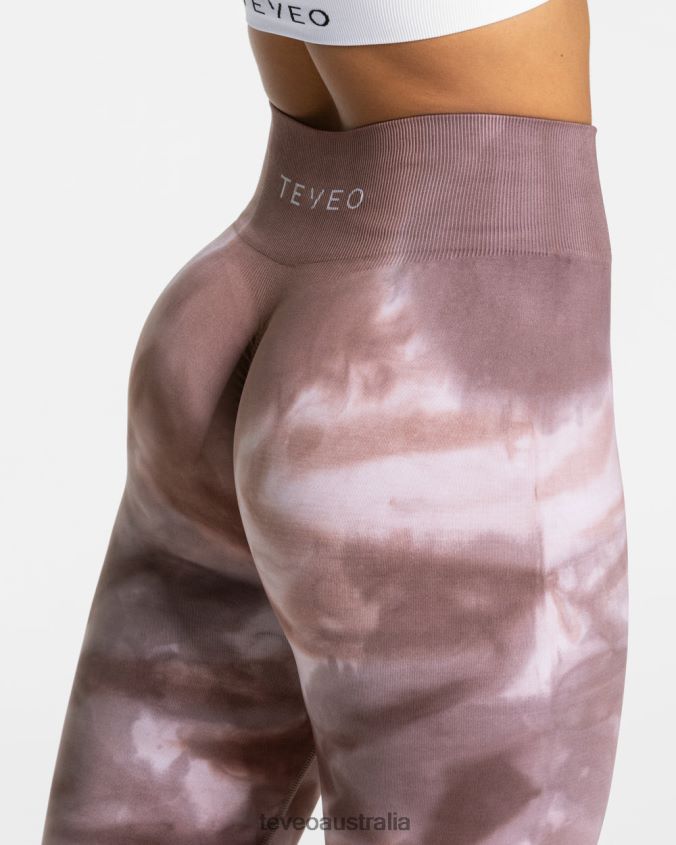 Clothing TEVEO Tie Dye Scrunch Leggings Earth Women 2HL08D56