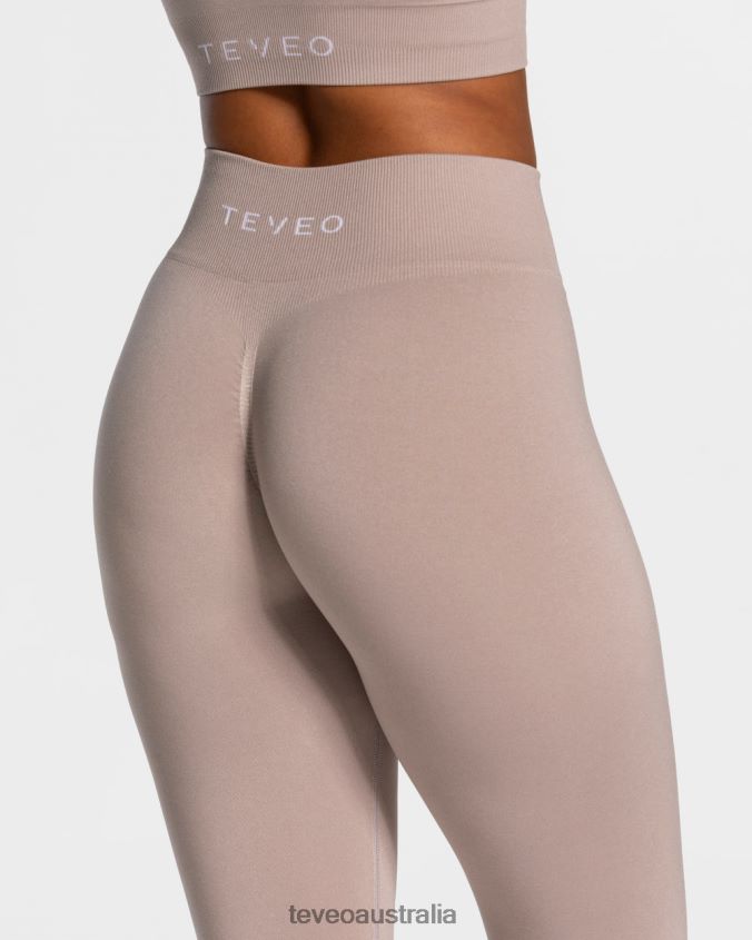 Clothing TEVEO Timeless Scrunch Leggings Dust Women 2HL08D89