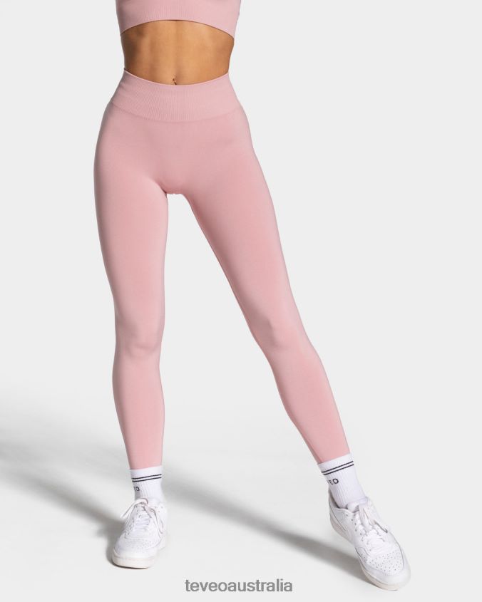 Clothing TEVEO Timeless Scrunch Leggings Pink Women 2HL08D94