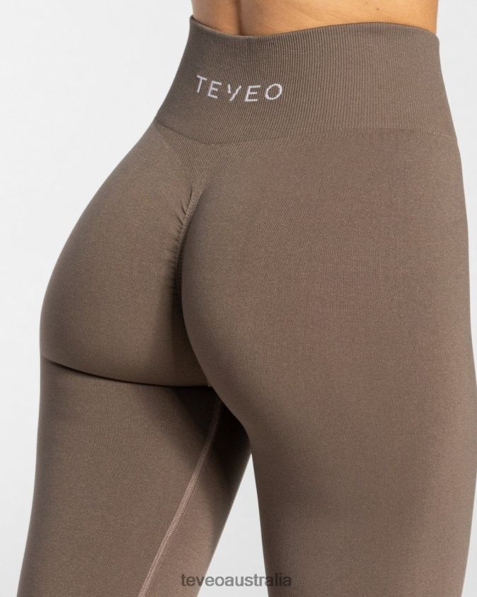 Clothing TEVEO Timeless Scrunch Leggings Taupe Women 2HL08D99