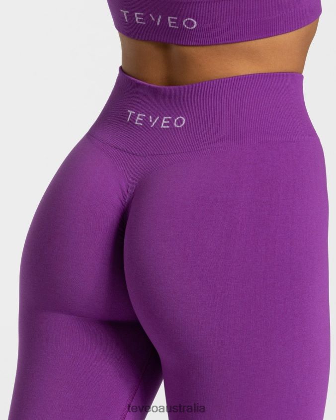 Clothing TEVEO Timeless Scrunch Leggings Violet Women 2HL08D100