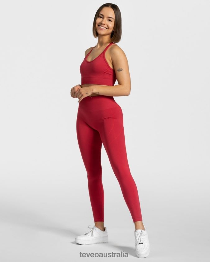 Clothing TEVEO True Leggings Red Women 2HL08D133