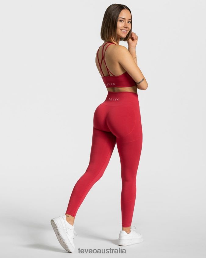 Clothing TEVEO True Leggings Red Women 2HL08D133