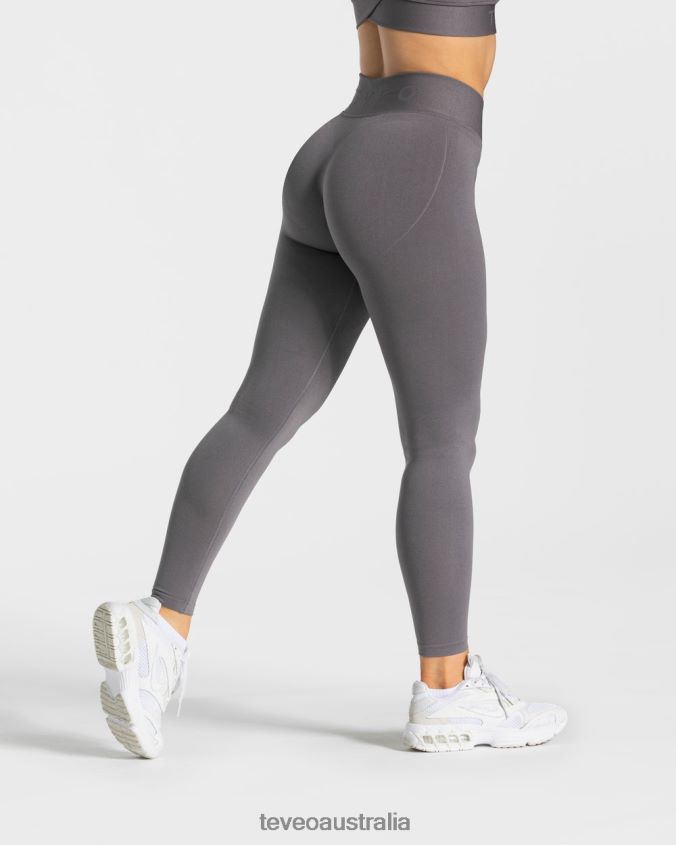 Clothing TEVEO V-Shape Leggings Graphite Women 2HL08D105