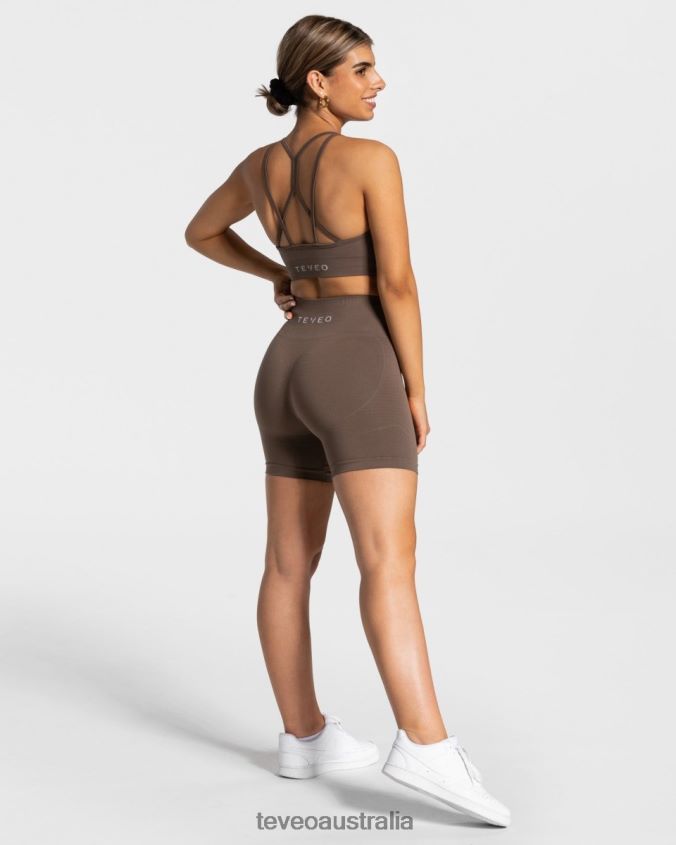 Clothing TEVEO True Short Brown Women 2HL08D247