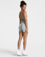 Clothing TEVEO Acid Covert Scrunch Short Light gray Women 2HL08D180 - Image 3