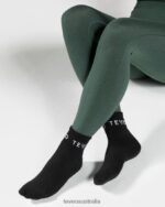 Clothing TEVEO Ankle socks (2pcs) Black Women 2HL08D272 - Image 4