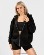 Clothing TEVEO Candy Oversized Jacket Black Women 2HL08D12 - Image 2