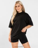 Clothing TEVEO Candy Oversized T-Shirt Black Women 2HL08D472 - Image 2