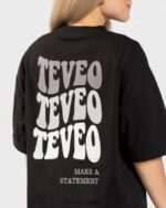Clothing TEVEO Candy Oversized T-Shirt Black Women 2HL08D472 - Image 4