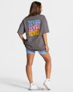 Clothing TEVEO Candy Oversized T-Shirt Graphite Women 2HL08D475 - Image 5
