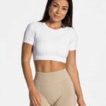 Clothing TEVEO Everyday Cut Out T-Shirt White Women 2HL08D489