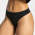 Clothing TEVEO Seamless thong (5s) Black Women 2HL08D267